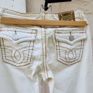 Virgin Only Cream Boot Cut Pants